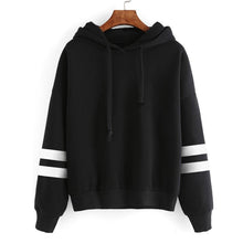 Load image into Gallery viewer, Striped Long Sleeve Hoodie