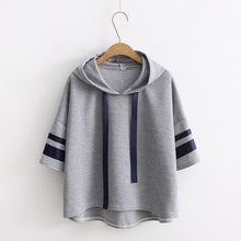 Load image into Gallery viewer, Striped Loose Hoodie