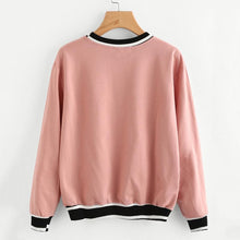 Load image into Gallery viewer, Striped Patchwork Sweatshirt