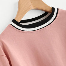 Load image into Gallery viewer, Striped Patchwork Sweatshirt