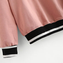 Load image into Gallery viewer, Striped Patchwork Sweatshirt
