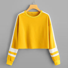 Load image into Gallery viewer, Striped Round Neck Sweatshirt