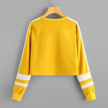 Load image into Gallery viewer, Striped Round Neck Sweatshirt