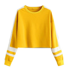 Load image into Gallery viewer, Striped Round Neck Sweatshirt