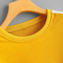 Load image into Gallery viewer, Striped Round Neck Sweatshirt