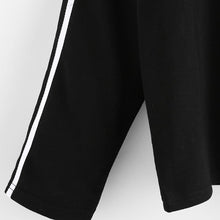 Load image into Gallery viewer, Striped Stand Collar Sweatshirt