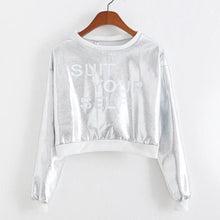 Load image into Gallery viewer, &#39;SUIT YOURSELF&#39; Crop Sweatshirt