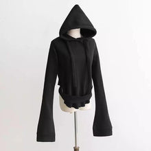 Load image into Gallery viewer, Thick Flare Sleeve Hoodie (2 Colors)