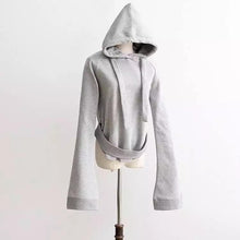 Load image into Gallery viewer, Thick Flare Sleeve Hoodie (2 Colors)
