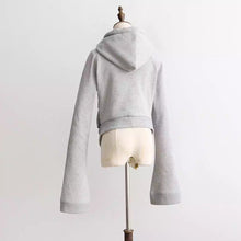 Load image into Gallery viewer, Thick Flare Sleeve Hoodie (2 Colors)