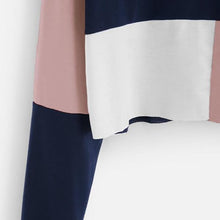 Load image into Gallery viewer, Three Tone Crop Sweatshirt