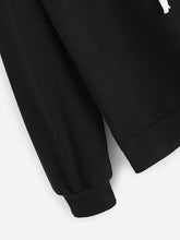 Load image into Gallery viewer, Tri Color Patchwork Hooded Shirt