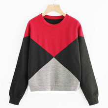 Load image into Gallery viewer, Tri-Color Patchwork Sweatshirt