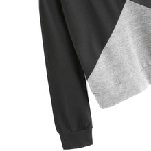 Load image into Gallery viewer, Tri-Color Patchwork Sweatshirt