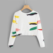 Load image into Gallery viewer, Twist Front Crop Sweatshirt