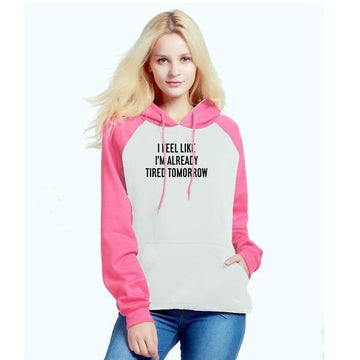 Two-Color Patchwork Hooded Shirt