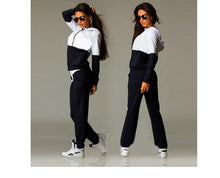 Load image into Gallery viewer, Two Tone Hoodie &amp; Pants (2 Piece Set)