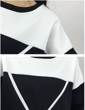 Load image into Gallery viewer, Two Tone Patchwork Sweatshirt