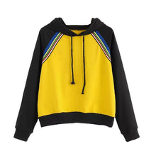 Load image into Gallery viewer, Two Tone Striped Hoodie