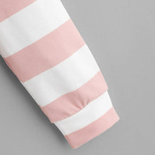 Load image into Gallery viewer, Two Tone Striped Hoodie