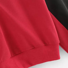 Load image into Gallery viewer, Two Tone Zip-Up Collar Sweatshirt
