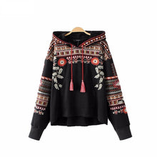 Load image into Gallery viewer, Vintage Totem Embroidery Hoodie