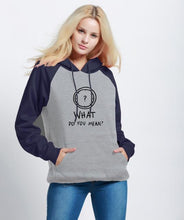 Load image into Gallery viewer, &#39;What Do You Mean?&#39; Patchwork Hooded Shirt