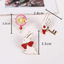 Load image into Gallery viewer, Japanese Cartoon Lovely Brooches (3 Styles)