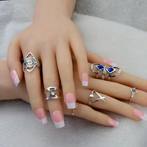 8 Piece Set Rings