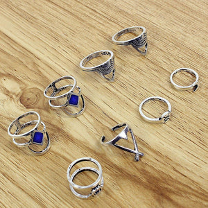 8 Piece Set Rings