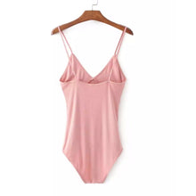 Load image into Gallery viewer, Backless Spaghetti Strap Bodysuit
