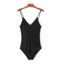 Load image into Gallery viewer, Backless Spaghetti Strap Bodysuit