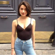 Load image into Gallery viewer, Backless Spaghetti Strap Bodysuit