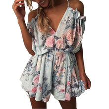 Load image into Gallery viewer, Floral Loose Romper
