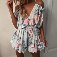 Load image into Gallery viewer, Floral Loose Romper