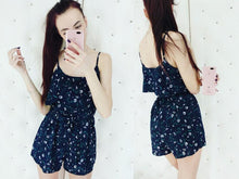 Load image into Gallery viewer, Floral Ruffled Romper
