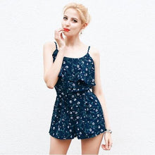 Load image into Gallery viewer, Floral Ruffled Romper