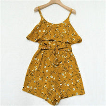 Load image into Gallery viewer, Floral Ruffled Romper