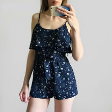 Load image into Gallery viewer, Floral Ruffled Romper