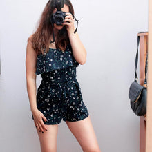 Load image into Gallery viewer, Floral Ruffled Romper