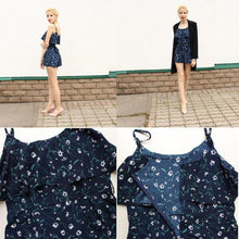 Load image into Gallery viewer, Floral Ruffled Romper