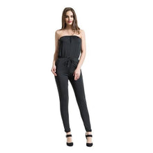 Load image into Gallery viewer, Off Shoulder Jumpsuit