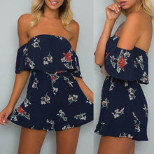 Load image into Gallery viewer, Off Shoulder Romper