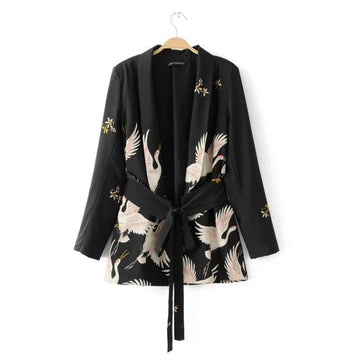 Crane Kimono