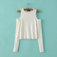 Load image into Gallery viewer, Knitted Off Shoulder Sweater