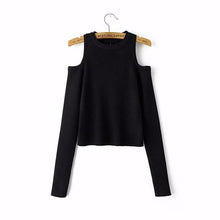 Load image into Gallery viewer, Knitted Off Shoulder Sweater
