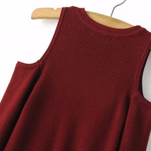 Load image into Gallery viewer, Knitted Off Shoulder Sweater