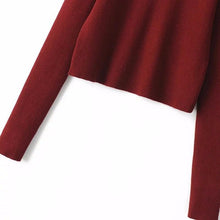 Load image into Gallery viewer, Knitted Off Shoulder Sweater