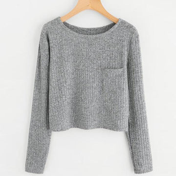Solid Knitted Shirt