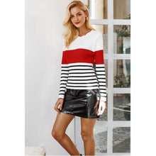 Load image into Gallery viewer, Scallop Collar &amp; Cuff Knitted Shirt